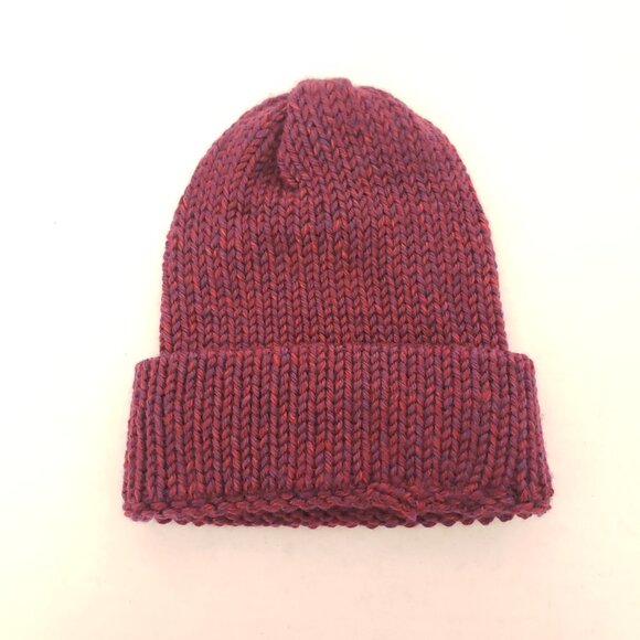 Unisex Adults Crochet Redish Purple Color Cute Hat Beanie - Picture 6 of 8